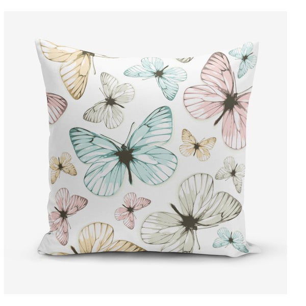 Puuvillasegust padjapüürileht Butterfly, 45 x 45 cm - Minimalist Cushion Covers