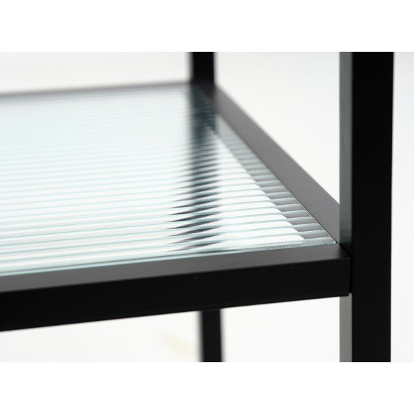 Ratastel klaasist serveerimislaud 42x70 cm Bronco - Unique Furniture-image-4