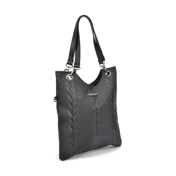 Must nahast käekott Lidia - Mangotti Bags-image-2