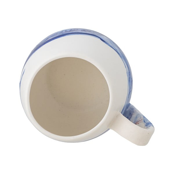 Valged/sinised kivikeraamikast tassid 4tk komplektis 250 ml Lyre - Bloomingville-image-3