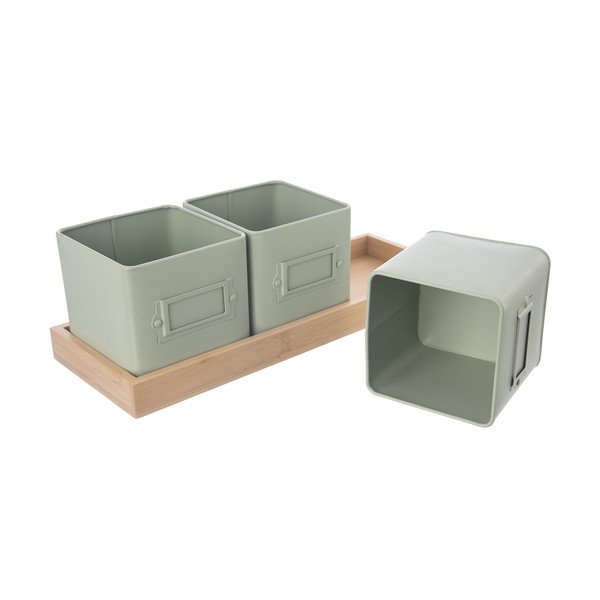 Metallist maitsetaimede potid, 3 tk komplektis Greenish - Orion-image-2