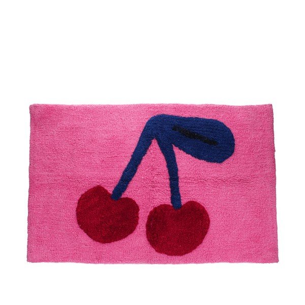 Roosa tekstiilist vannitoamatt 83x52,5 cm Cherry - Rex London