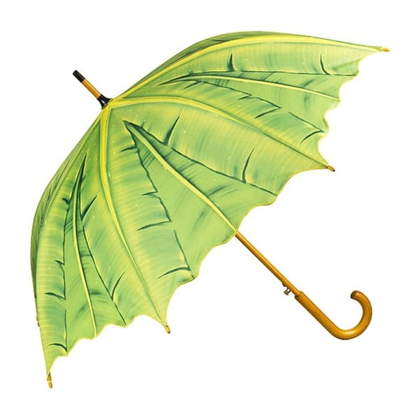 Zelený holový deštník Von Lilienfeld Palm Tree, ø 100 cm