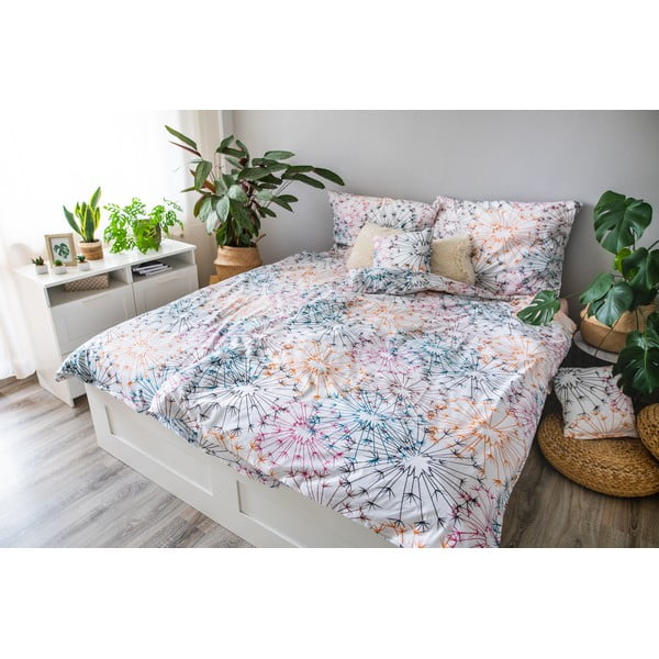 Valge puuvillane voodipesu üheinimesevoodile 140x200 cm LP Dita Tarassaco - Cotton House