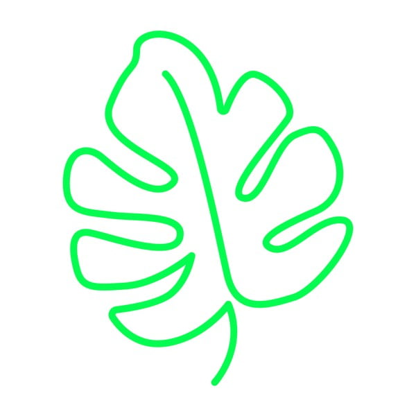 Roheline seinavalgusti , 30 x 40 cm Leaf - Candy Shock-image-2