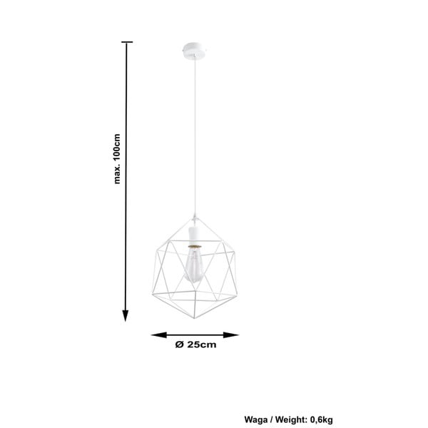 Valge rippvalgusti Donato - Sollux-image-4