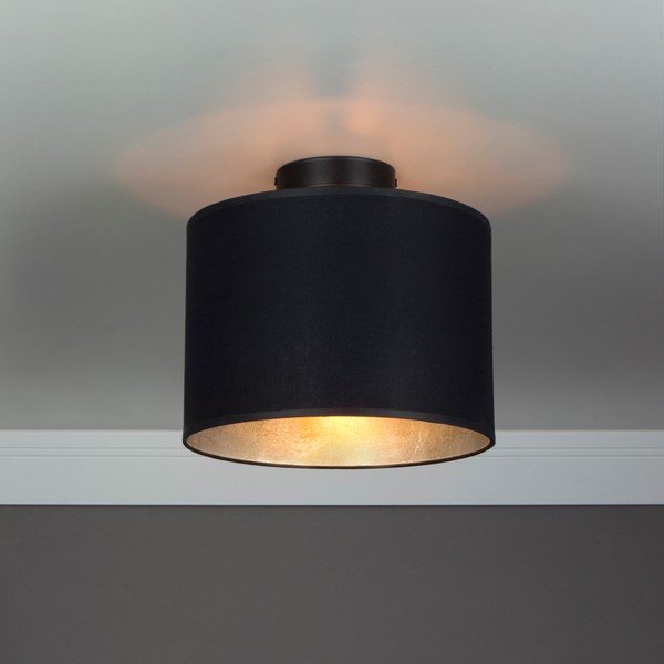 Must laevalgusti hõbedaste detailidega MIKA, ⌀ 25 cm Mika - Sotto Luce-image-1