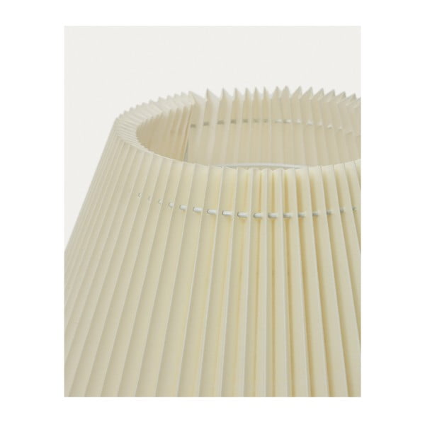 Puiduvärvi põrandavalgusti tekstiilvarjuga (kõrgus 149 cm) Benicarlo - Kave Home-image-4