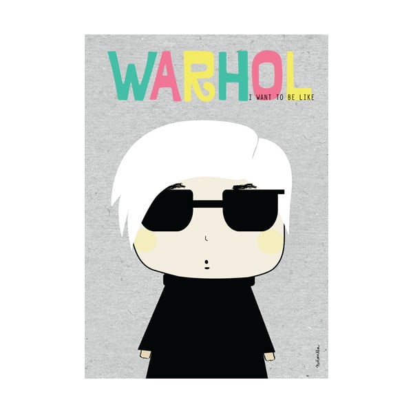 Plakát NiñaSilla Andy Warhol, 21 x 42 cm