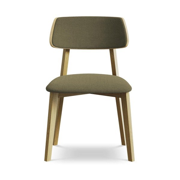 Roheline täispuidust söögitool Niu - Makamii-image-1