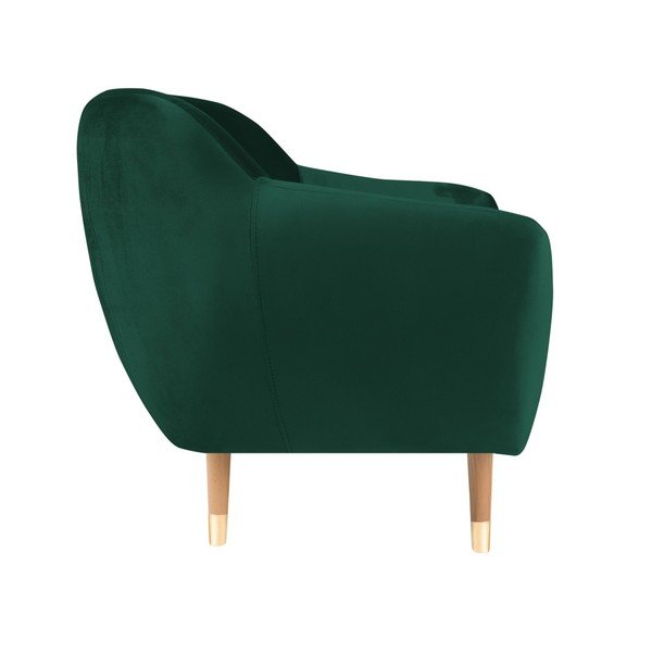 Tumeroheline sametist tugitool Benito - Mazzini Sofas-image-3