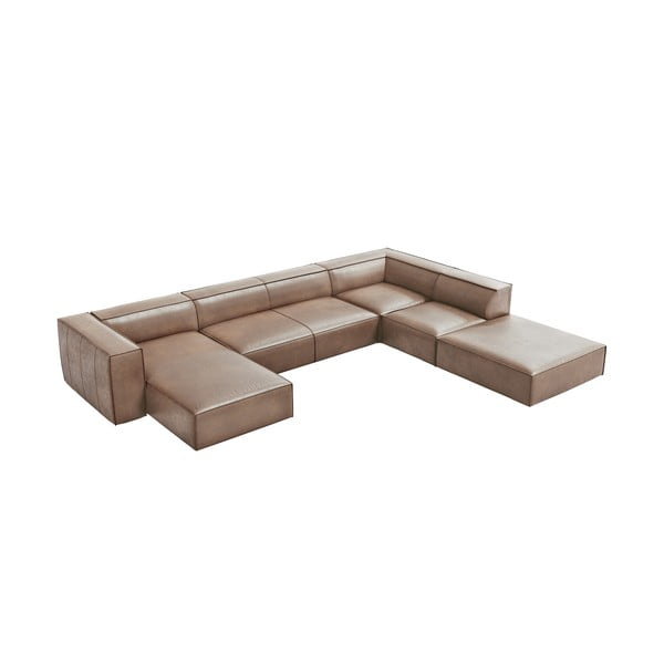 Helepruun nahast nurgadiivan (paremas nurgas) Madame - Windsor & Co Sofas-image-2