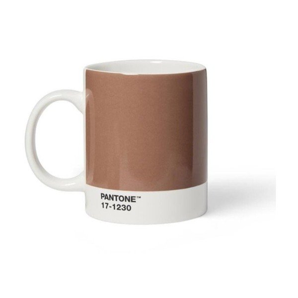 Helepruun keraamiline kruus 375 ml Mocha Mousse 17-1230 - Pantone