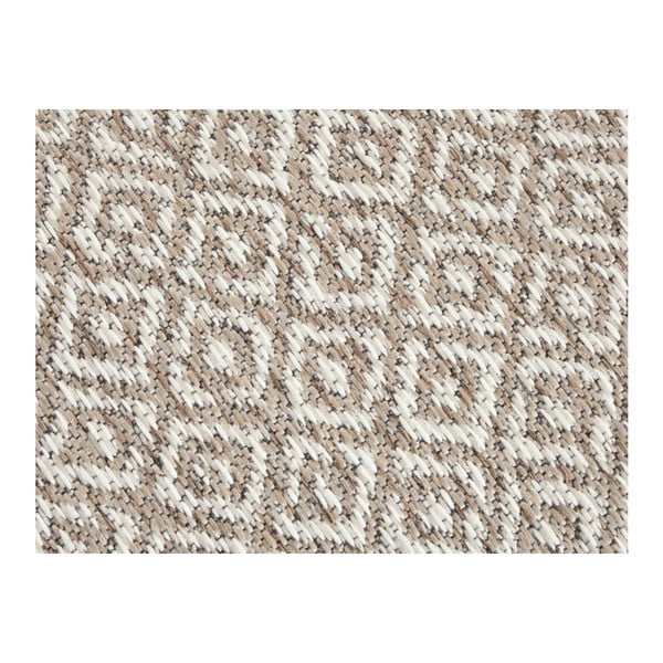 Béžovo-krémový koberec vhodný i na ven Elle Decoration Bloom Croix, 80 x 150 cm-image-4