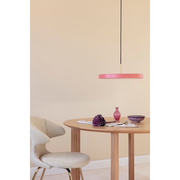 Roosa LED rippvalgusti metallist lambivarjuga ø 43 cm Asteria Medium - UMAGE-image-3