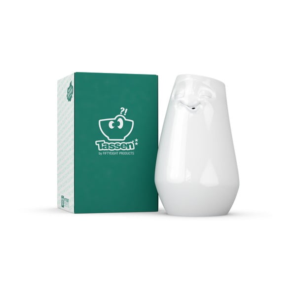 Valge õnnelik vaas, mis on valmistatud portselanist - 58products-image-2