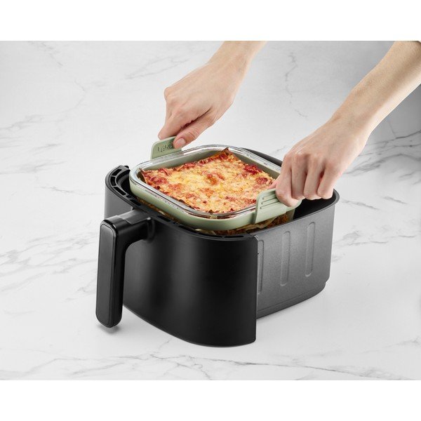 Klaasist küpsetusvorm 18,5x17,5 cm - Lékué-image-1