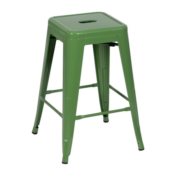Rohelised metallist baaritoolid 2 tk komplektis (istme kõrgus 61 cm) - Ixia