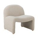 Kreemjas tugitool, mis on valmistatud bukleekangast Neel - Bloomingville