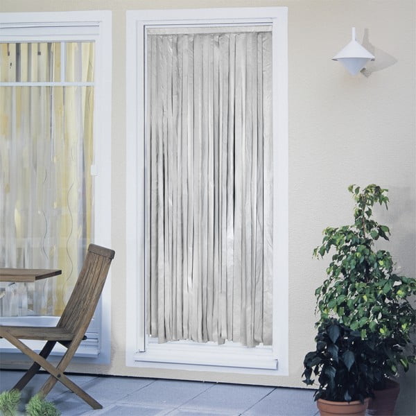 Ukse termokardin must-hõbedane 90x200 cm - Maximex-image-1