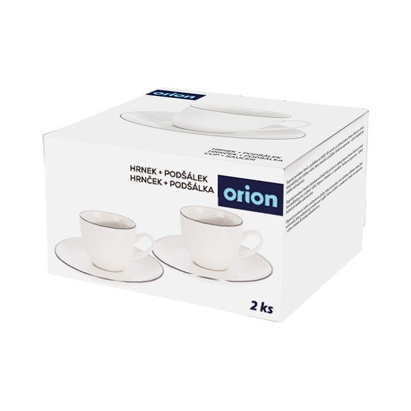 Valge portselanist espressotass 100 ml Decora - Orion-image-3