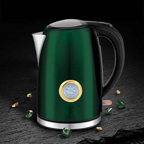 Roheline veekeetja 1,7 l Emerald Collection - BerlingerHaus-image-1
