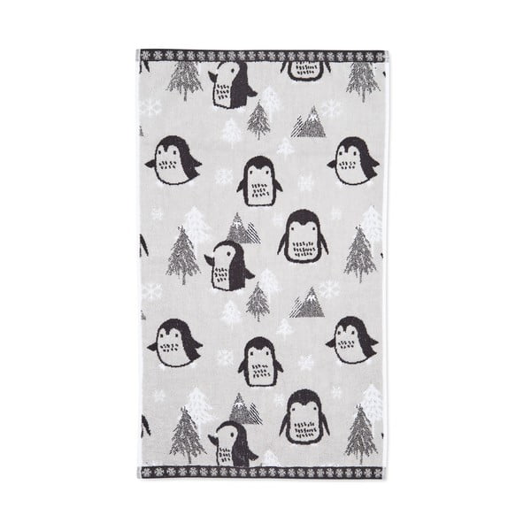 Helehall puuvillane rätik 50x85 cm Cosy Penguin - Catherine Lansfield