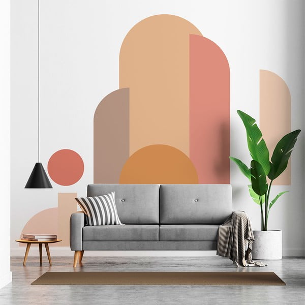 Seinakleebis 250x200 cm Abstract Sunset - Ambiance