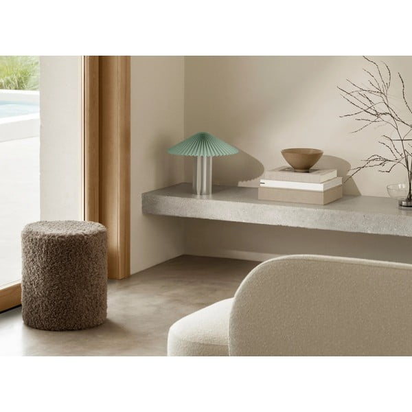 Kollane/hõbedane hämardatav lauavalgusti tekstiilist varjuga (kõrgus 36 cm) Taite - Blomus-image-4