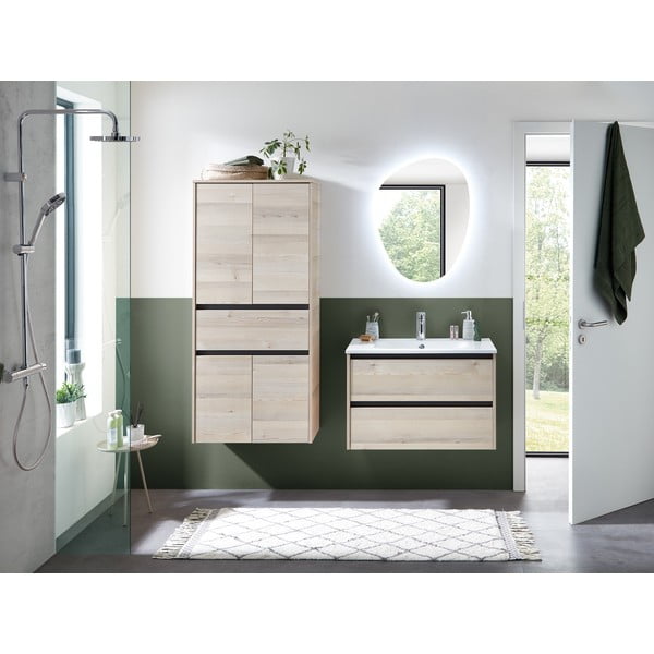 Valgustusega seinapeegel 55x72 cm Quickset 393 - Pelipal-image-4