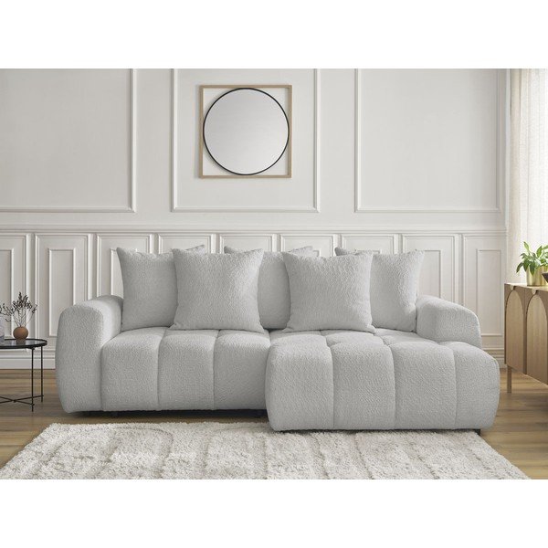 Helehall bukleekangast panipaigaga nurgadiivanvoodi (parem nurk) Roxelane - Bobochic Paris-image-1