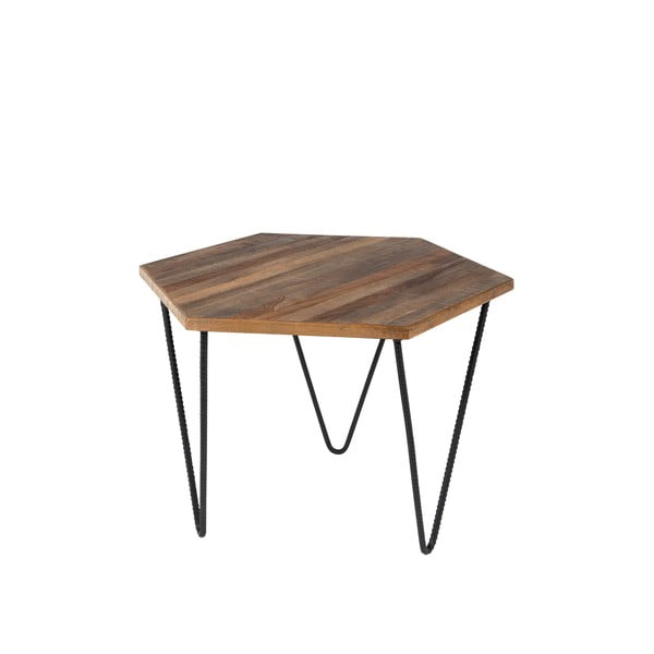 Taaskasutatavast teakpuust kokkupandav laud Cor - White Label