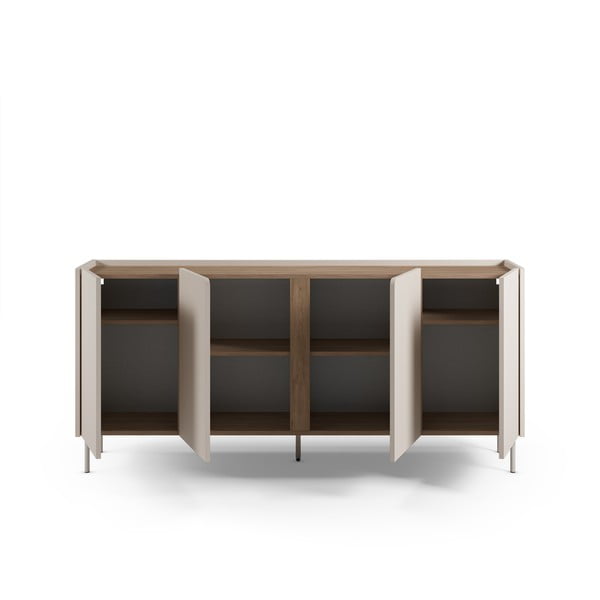 Kreem tammespoonist kummut 180x82x40 cm Lucile - Marckeric-image-3