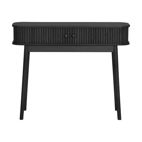 Must männipuidust konsoollaud 30x100 cm Nikoo - House Nordic-image-4