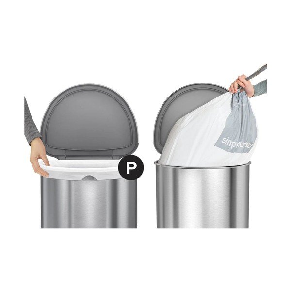 Prügikotid pingutuspaelaga, komplekt 60 tk, 60 l, P – simplehuman-image-3