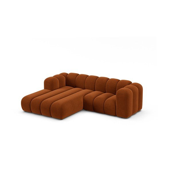 Oranž nurgas diivan (vasakpoolne nurk) Lupine - Micadoni Home-image-1