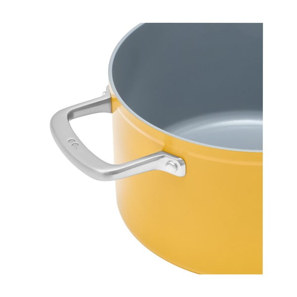 Alumiiniumist pott induktsioonpliidile koos kaane ja mittenakkuva pinnaga  5,5 l Meda 3.0 - FABINI-image-4