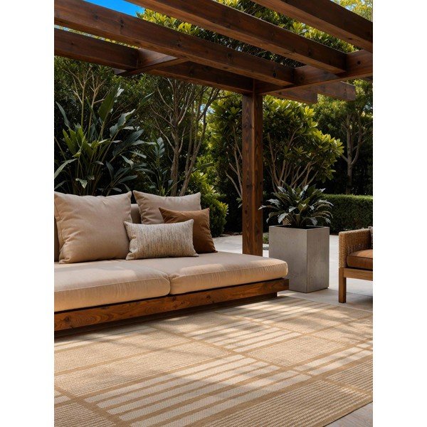 Kreemikas/naturaalne sise- ja välisvaip 120x170 cm Haringey Allington - Ted Baker-image-1