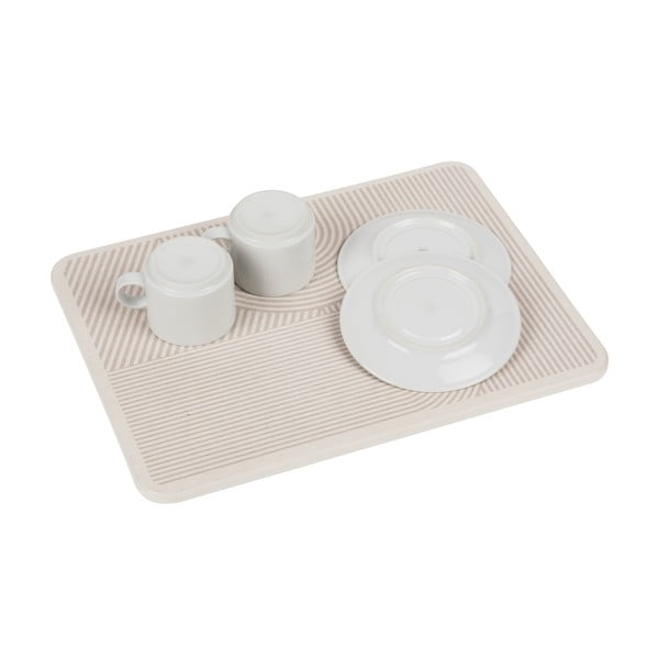 Beež kobediatomiidist nõudekuivatusalus 40x30 cm Damon - Wenko