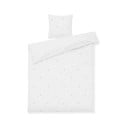 Valge perkal-puuvillast voodipesu üheinimesevoodile 140x200 cm Daisy - JUNA