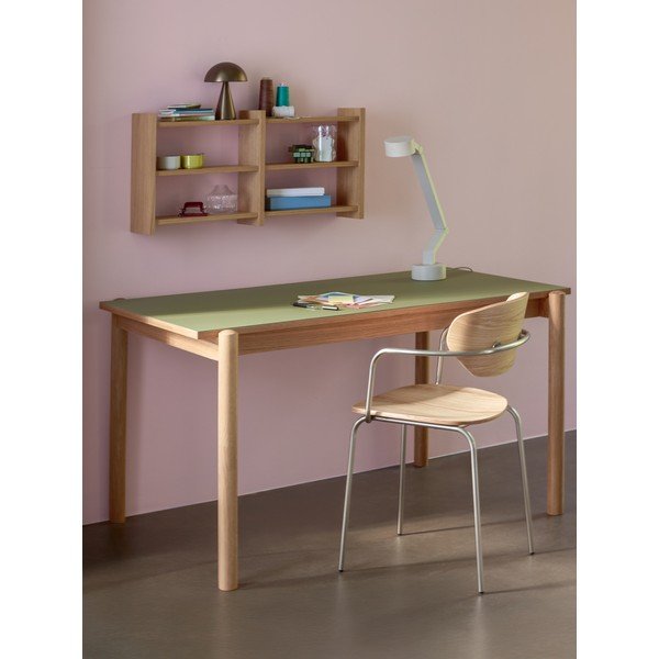 Astmeline riiul naturaalse tammepuust dekooriga 85 cm Kant - Hübsch-image-2