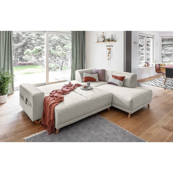 Beež nurgadiivanvoodi panipaigaga (parempoolne/L-kujuline) Classy Sophie – Miuform-image-4