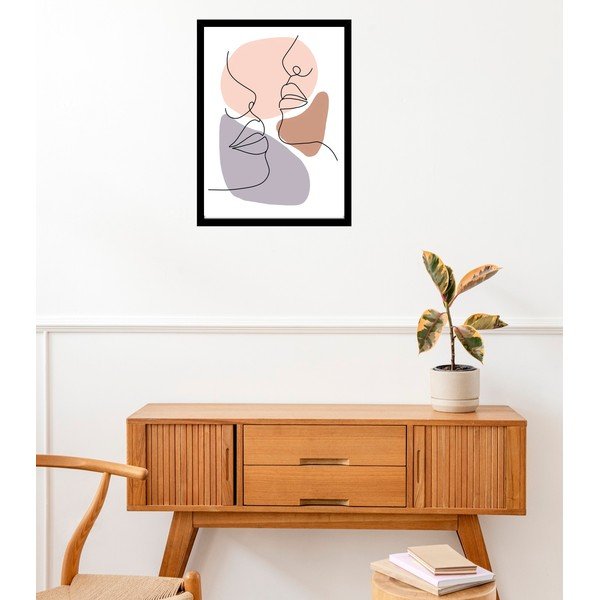 Plakat, 29x41 cm Woman Face Line – Veronika Boulová-image-1