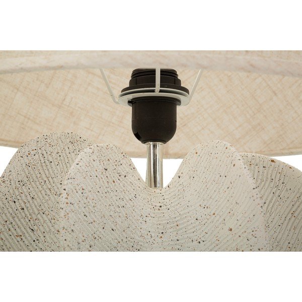 Kreemikas laualamp tekstiilist varjuga (kõrgus 63 cm) Ester - Mauro Ferretti-image-2