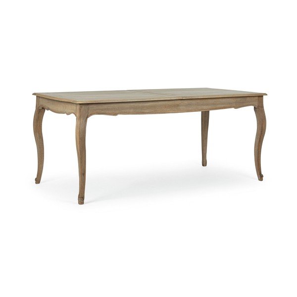 Pikendatav mangopuidust söögilaud, 90x180 cm Domitille – Bizzotto
