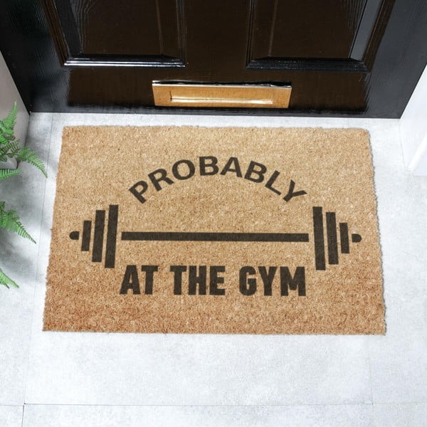 Kookoskiududest uksematt 40x60 cm Probably At The Gym - Artsy Doormats-image-2
