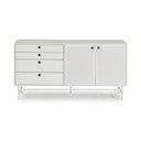 Valge kapp, laius 150 cm Punto - Teulat