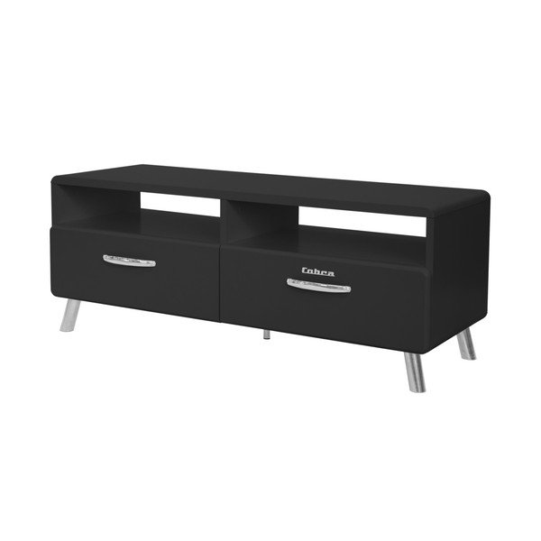 Černá TV stolek Tenzo Cobra, šířka 118 cm-image-2
