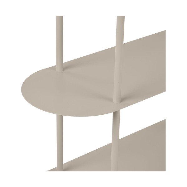 Beež metallist riiul 90x150x31 cm Rieti - House Nordic-image-3