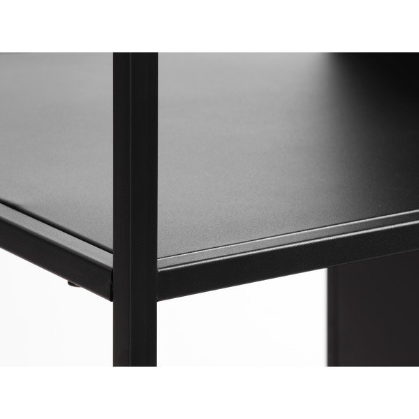 Must metallist raamaturiiul 90x180 cm Malibu - Unique Furniture-image-4